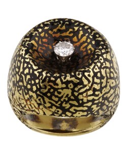 18k Yellow Gold 1/3ct TDW Diamond Cocktail Ring (I, VS1)