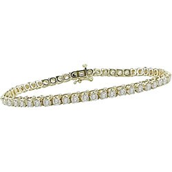 14k Gold 5 3/4ct TDW Diamond Bracelet