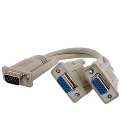 VGA Y-Split Cable M / F