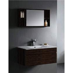 Vigo Picasso Ebony Vanity and Medicine Cabinet