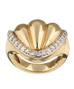 14k Yellow Gold 1/2ct TDW Diamond Ring (J, SI1)