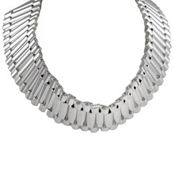 White Goldtone Watch Link Chain