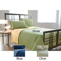 Celeste Reversible Cotton Quilt Set