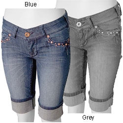 Ci Sono by Cavalini Junior's Long Denim Shorts