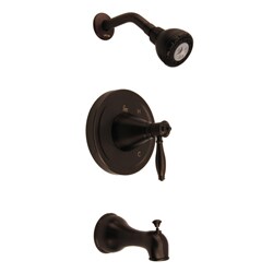 Fontaine Cambridge Rubbed Bronze Tub/ Shower Kit