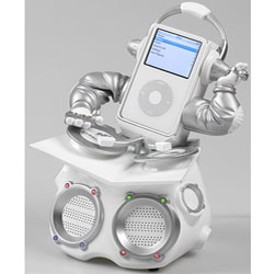 FUNKit DJ Animated White iPod System
