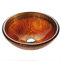 Kraus Copper 19 mm thick Glass Vessel Sink