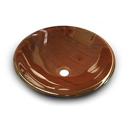 Glenn Modern Glass Vessel Bathroom Sink