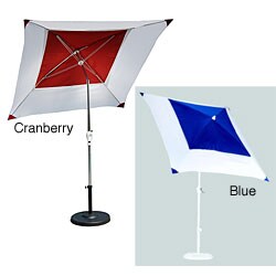 Premium Square 9-foot Two-tone Aluminum Umbrella