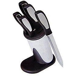 Euro-Home 6-piece Stainless Steel Knife Set in Block