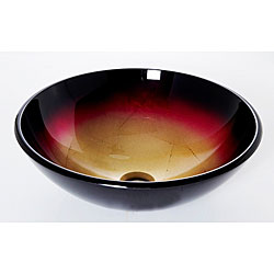 DeNovo Passions Tempered Glass Vessel Sink