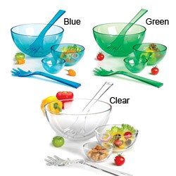 Zak! Opposites 8-piece Salad Bowl and Server Set