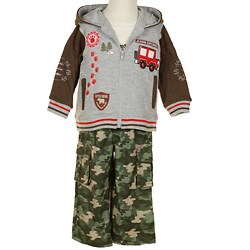BT Kids Boy's Camouflage 3-piece Outfit
