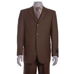 Giorgio Fiorelli Men's 3-piece Taupe Suit