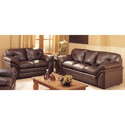 Tucson Brown Sofa and Loveseat Set