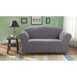 Stretch Grid Sofa Slipcover