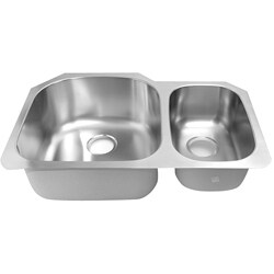 DeNovo Double Stainless Steel Undermount Bar Sink