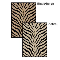 Virginia Zebra Print Rug (3'3 x 4'11)