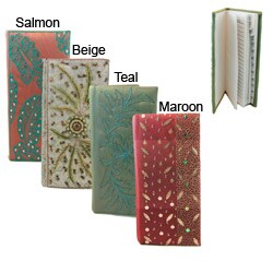 Hand-embroidered Address Book (India)