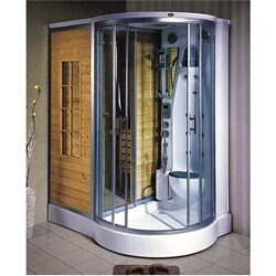 Paradise White Left Hand Unit Steam Room