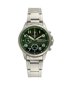 Seiko Men's Stainless Steel Chronograph Watch