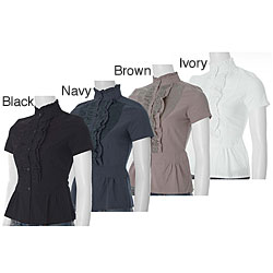 Everyday Women's Lace Front-button Blouse