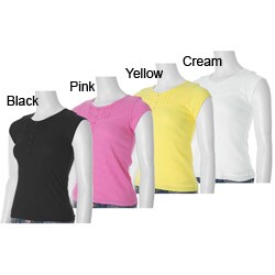 Everyday Women's Ribbed Cap Sleeve Shirt