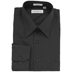 Boston Traveler Men's Black Dress Shirt
