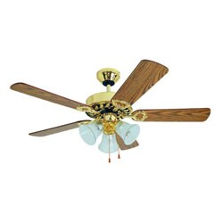 Polished Brass Finish 42-inch Ceiling Fan