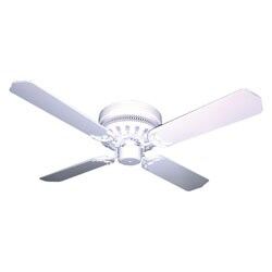 Four-blade 42-inch White Finish Ceiling Fan