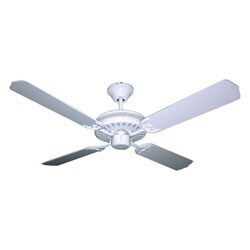 Four-blade 52-inch White Finish Ceiling Fan
