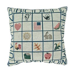 ABC Tapestry Pillows (Set of 2).