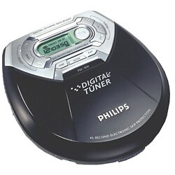 Philips AT9500 Portable CD Player/ Digital Tuner (Refurbished)