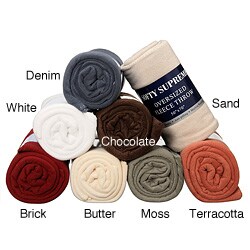 Supreme Oversize Fleece Throw (Set of 2)