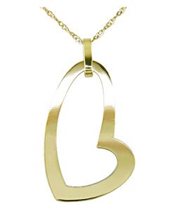 14k Gold Heart Pendant