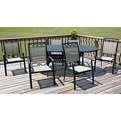 Columbia 7-piece Black Dining Set
