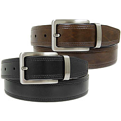 Geoffrey Beene Men's Reversible Leather Belt