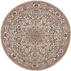 Hand-tufted Renaissance Ivory Wool Rug (10' Round)