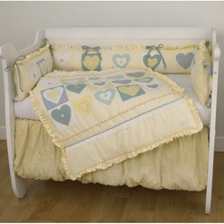 Cotton Tale Lemon Drop 4-piece Crib Bedding Set