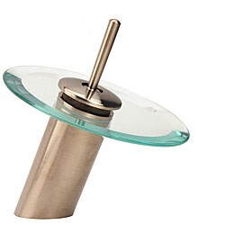 Fountain Cove Brushed Nickel Finish Waterfall Faucet