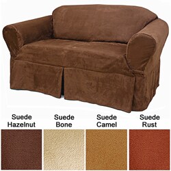 Suede Sofa Slipcover