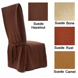 Suede Dining Chair Cover (Set of 2)