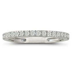 14k White Gold 2/5ct TDW Diamond Band (H-I, I1-I2)