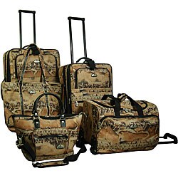 American Flyer 'Amazon' 5-piece Luggage Set