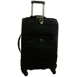 American Flyer Black Elite Quattro 21-inch Carry-on Upright