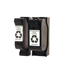HP 15 & HP 78 Compatible Inkjet Combo Pack (Remanufactured)