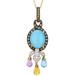 Encore by Le Vian 14k Gold Multi-gemstone Necklace