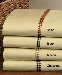Andiamo 400 Thread Count Jacobean Cotton Sheet Set