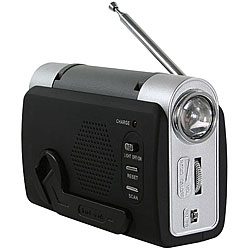 Buffalo Hand Crank Emergency LED Light FM Radio