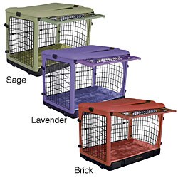 PetGear Colored Steel Crate with Bolster Pad